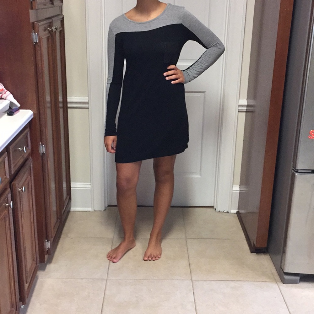 Black and grey dress. $5